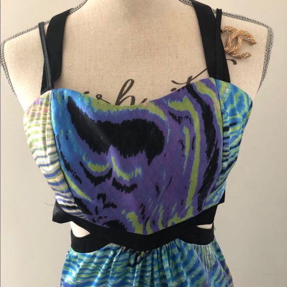 ASOS Long dress with side cut outs - Picture 3 of 9